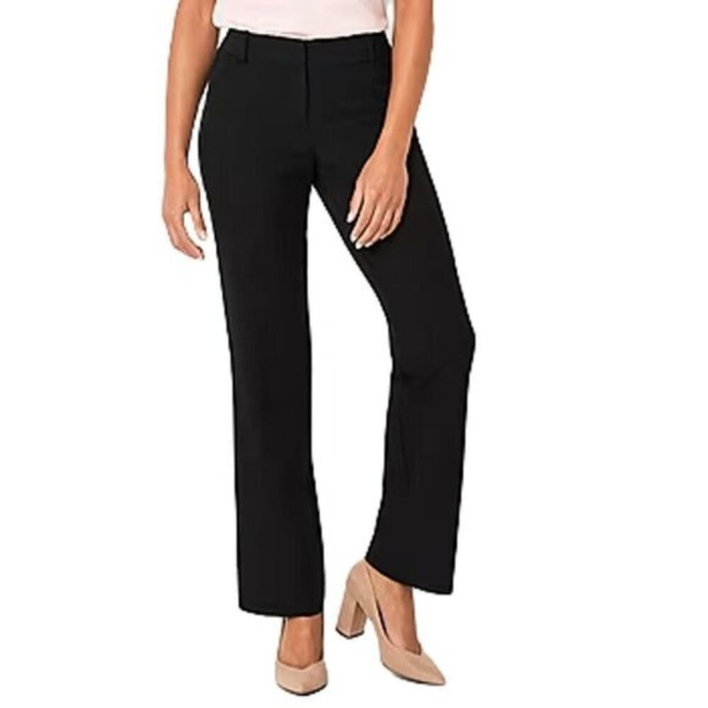 Liz Claiborne Audra Straight Leg Trouser 4P‎ NWT